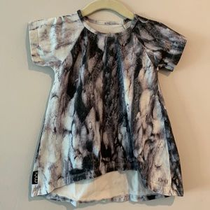 Moi Dress. Short Sleeve. Black White.